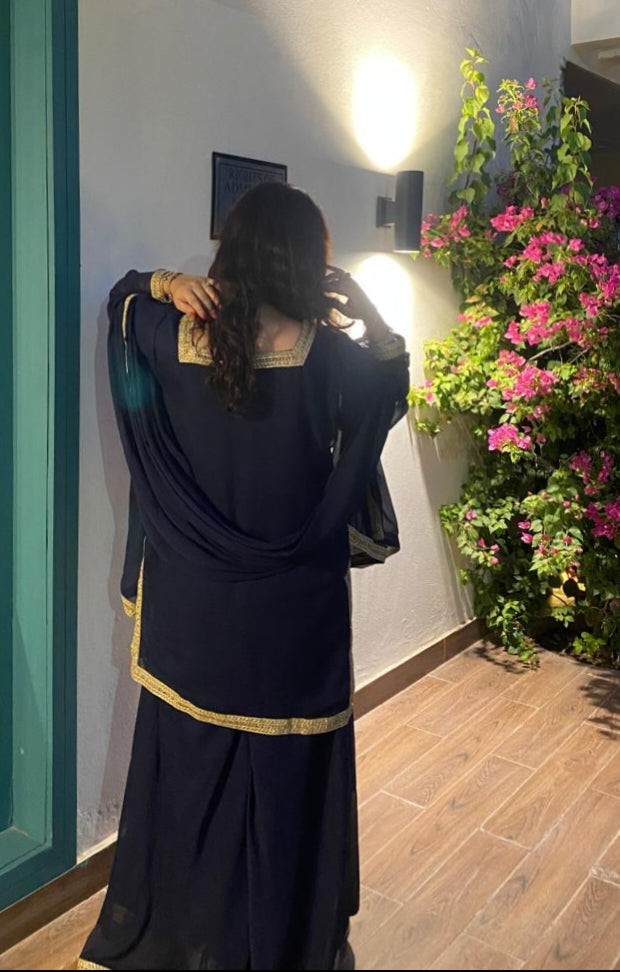 Navy Gold |  3 Piece