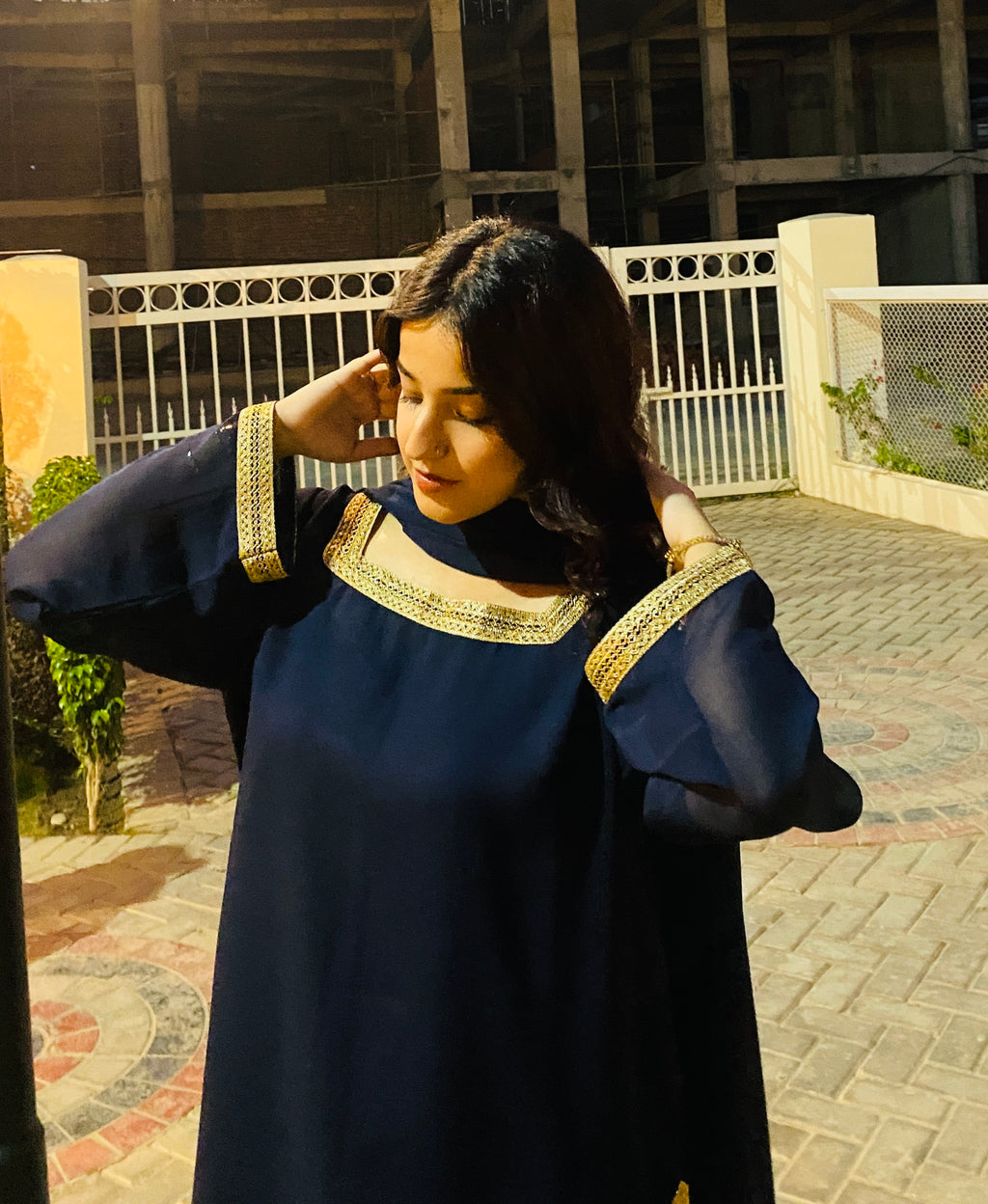 Navy Gold |  3 Piece