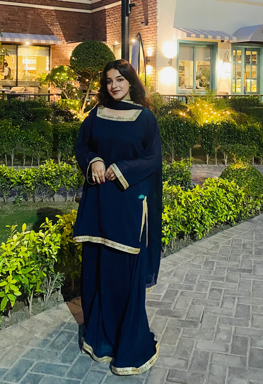 Navy Gold |  3 Piece