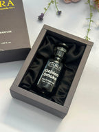 Ziora Golden Smoke perfume bottle in luxury box